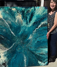DELIVERED:
A Universe 
in Harmony
48" x 60""